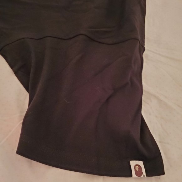 A Bathing Ape/ BAPE T-SHIRT Black/Purple Camo - Picture 7 of 7